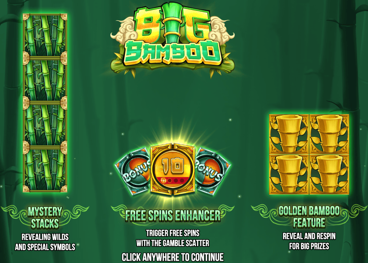 Выигрышные комбинации в Big Bamboo